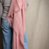 Frankie Cashmere Wrap | Pink Terracotta