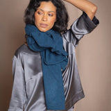 Foulard en cachemire Emma | Bleu sarcelle