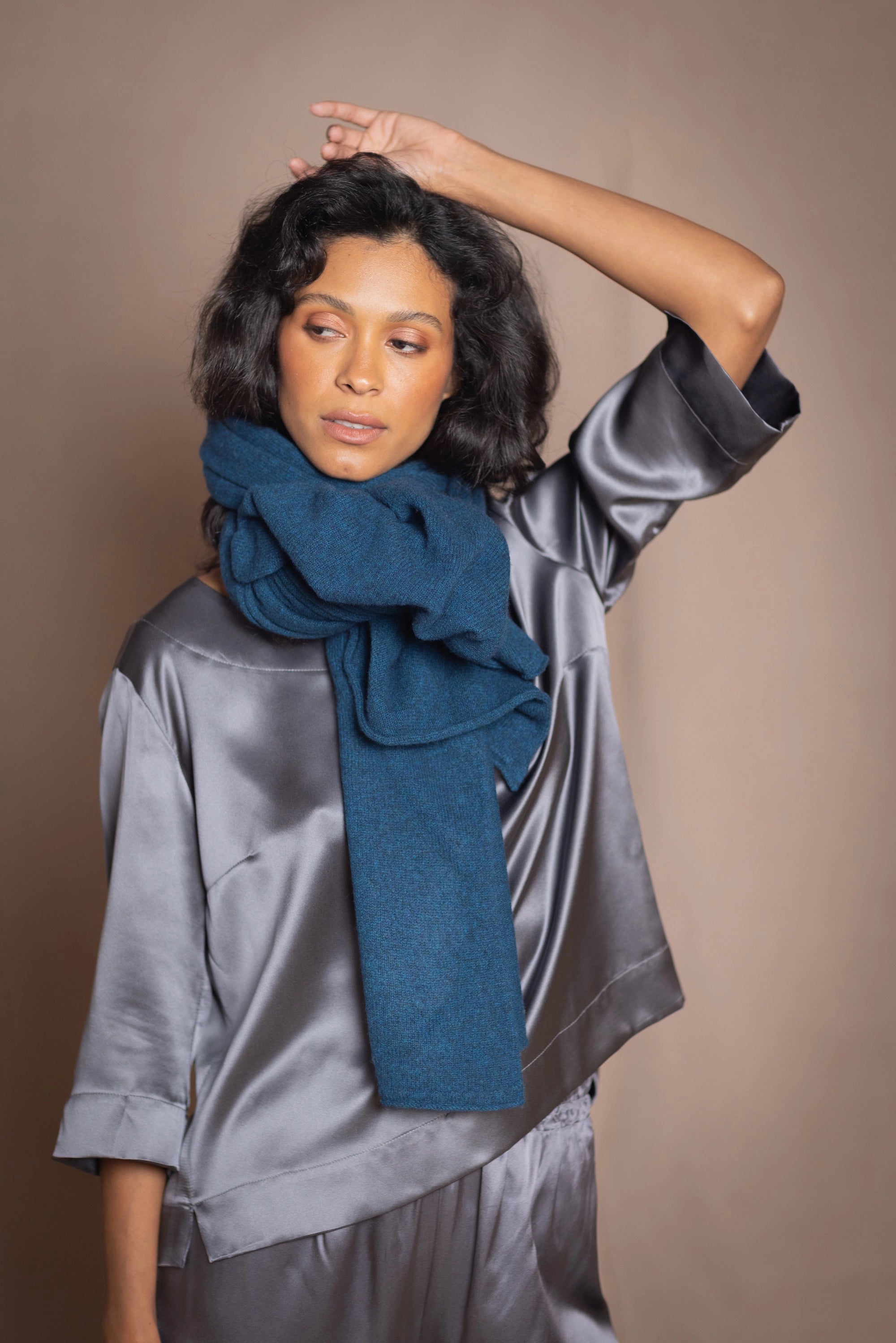 Emma Cashmere Wrap | Teal