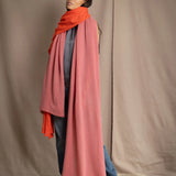 Emma Cashmere Wrap | Sand Rose