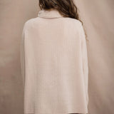 Fisherman Swing Cashmere Sweater | Oyster