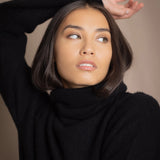 Fisherman Swing Cashmere Sweater |  Black