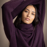 Fisherman Swing Cashmere Sweater | Cassis