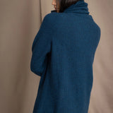 Fisherman Swing Cashmere Sweater | Teal
