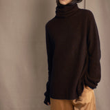 Fisherman Swing Cashmere Sweater | Truffle