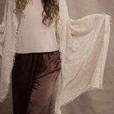 Frankie Cashmere Wrap | Oyster