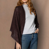 Frankie Cashmere Wrap | Chocolate