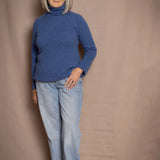 Kaschmir-Rollkragenpullover „Full Bloom“ | Rote Bete