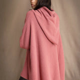 Moss Hooded Weekender Sweater | Sand Rose
