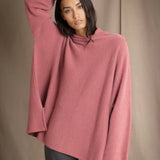 Moss Hooded Weekender Sweater | Sand Rose