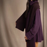 Full Bloom Cashmere Scarf | Truffle/Cassis