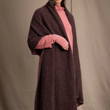 Full Bloom Cashmere Wrap | Truffle/Sand Rose
