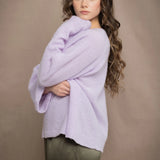 Grace Boyfriend Cashmere Sweater | Pastel Lilac