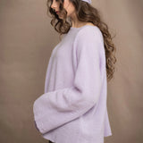 Grace Boyfriend Cashmere Sweater | Pastel Lilac