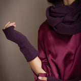 Fingerless Cashmere Gloves | Cassis