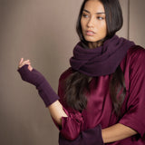 Fingerless Cashmere Gloves | Cassis