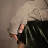 Fingerless Cashmere Gloves | Glisten Natural