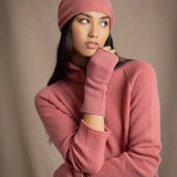 Fingerless Cashmere Gloves 
 | Rosewood