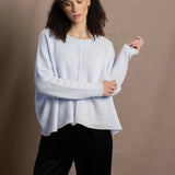 Pure 100% Cashmere Sweater in Pale Blue