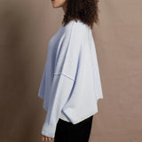 Pure 100% Cashmere Sweater in Pale Blue