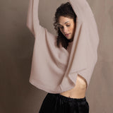 Hailey Oversized Cashmere Sweater | Oyster