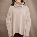 Hailey Oversized Cashmere Sweater | Oyster