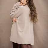 Hailey Oversized Cashmere Sweater | Oyster