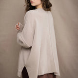 Hailey Oversized Cashmere Sweater | Oyster