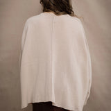 Hailey Oversized Cashmere Sweater | Oyster