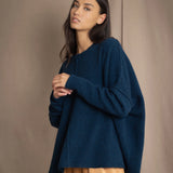 Hailey Oversized Cashmere Sweater | Teal