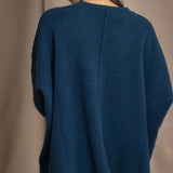 Hailey Oversized Cashmere Sweater | Teal