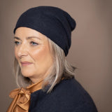 Harri Kaschmir-Beanie-Mütze | Tinte