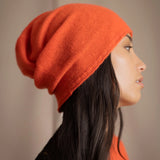 Harri Cashmere Beanie Hat | Clementine