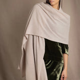 Emma Cashmere Wrap | Oyster