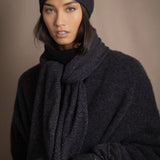 Harri Cashmere Beanie Hat | Glisten Storm