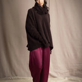 Hailey Oversized Cashmere Sweater | Truffle
