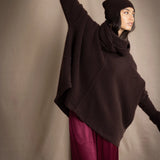 Hailey Oversized Cashmere Sweater | Truffle