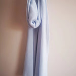 luxury cashmere scarf in blue