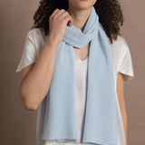 Helen Cashmere Scarf | Porcelain Blue