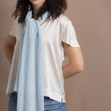 Helen Cashmere Scarf | Porcelain Blue