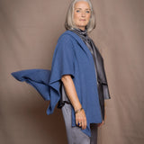 Jessie Cashmere Wrap | Soft Denim