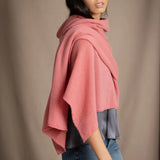 Jessie Cashmere Wrap | Sand Rose