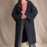 Cashmere Kaftan Coatigan | Ink