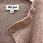 dusty pink cashmere cardigan