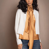 Full Bloom Lottie Cashmere Cardigan | Glisten Ivory