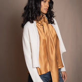 Full Bloom Lottie Cashmere Cardigan | Glisten Ivory