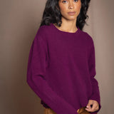 Full Bloom Lottie Cashmere Sweater | Beetroot