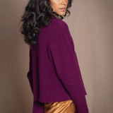 Full Bloom Lottie Cashmere Sweater | Beetroot