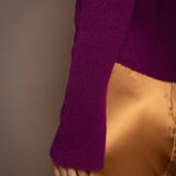 Full Bloom Lottie Cashmere Sweater | Beetroot