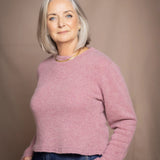 Full Bloom Lottie Cashmere Sweater | French Rose